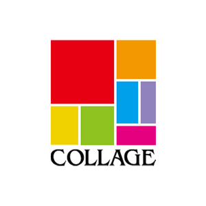 Square collage logo